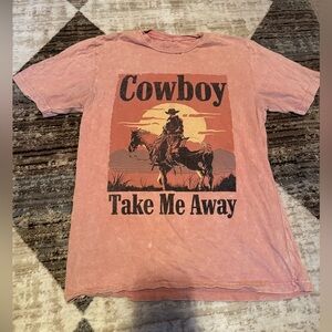 Women’s Cowboy Western Take Me Away Graphic Tee
